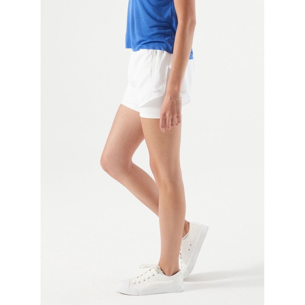 Nux Flo Short Lightweight zipper pockets double layer NWT Size S Small